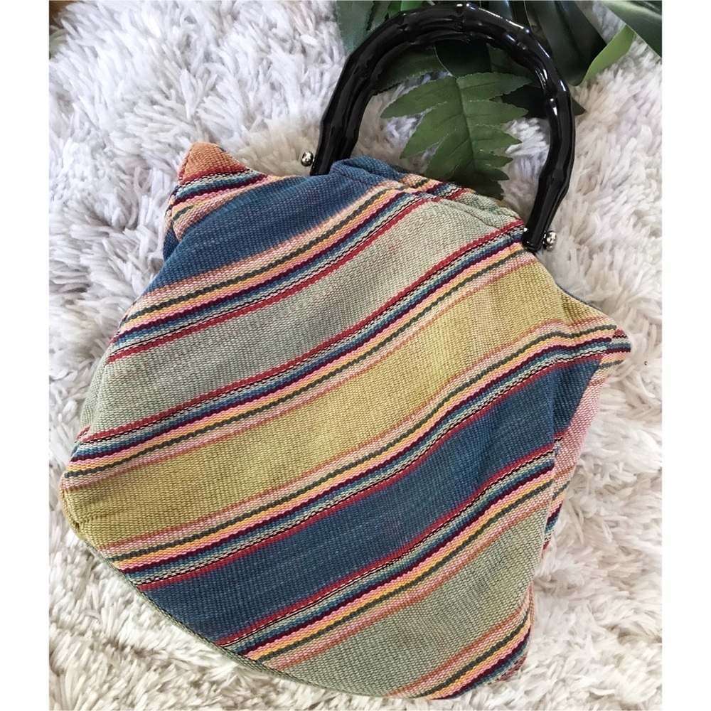 EUC Forever by Fossil Colors Striped Fabric Purse​​​​​​ - Picture 6 of 6